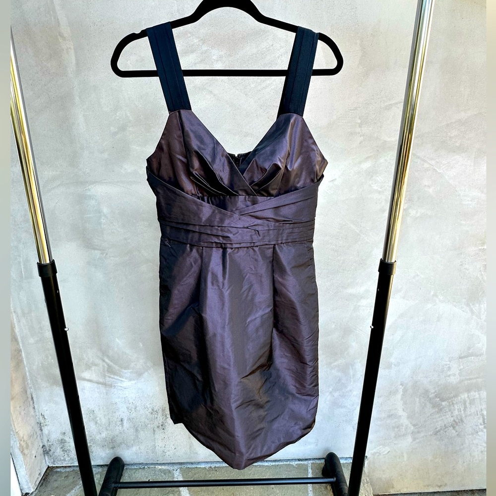 Banana Republic purple taffeta cocktail dress size 6